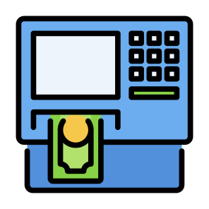 Atm, Security, Banking, Cash Machine, Atm Machine, Cash Withdrawal  icon