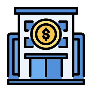 Bank, Money, Business, Savings, Finance, Architecture And City icon