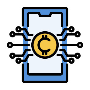 Crypto, Digital Currency, Digital Money, Digital Wallet, Cryptocurrency  icon