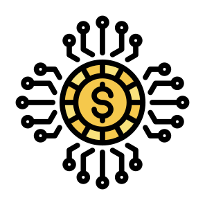 Currency, Cryptocurrency, Digital Money, Currency, Coin  icon