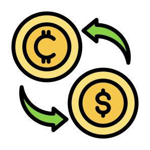 Exchange, Currency, Conversion, Rate, Money  icon