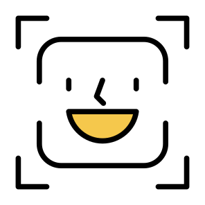 Face Id, Face Scan, Facial Recognition, Security, Technology  icon