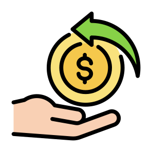 Refund, Money, Shopping, Financial, Refunding  icon