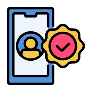 Verified Account, Verified User, Verified, Account, User Profile, Security  icon