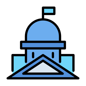 Government, Monument, Authority, Corporative, Corporate, Corporation icon