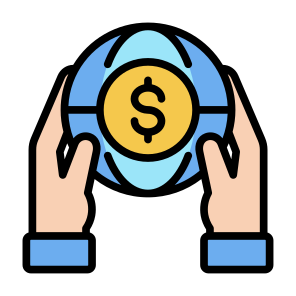 World Financial, Money, Globalization, Global Economy, Open Economy, Global Finance icon