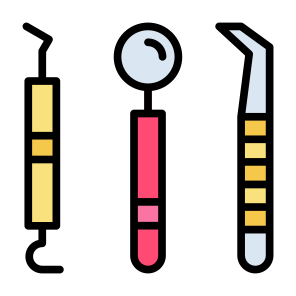 Dentist Tools, Probe, Medical Equipment, Medical Instrument, Dental Probe, Tools icon