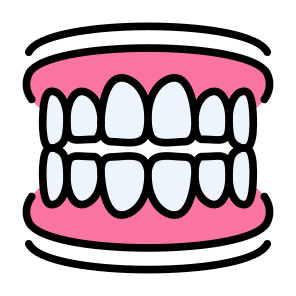 Dentures, Gum, Teeth, Tooth, Dental, Dental Care  icon