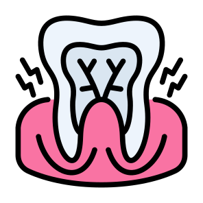 Gum Disease, Disease, Gingivitis, Gums, Bleeding, Toothache  icon
