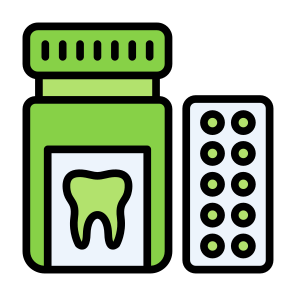 Medicine, Dental, Drug, Tooth, Pills, Teeth, Dental Care  icon