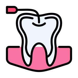 Root Canal, Tooth, Endodontist, Treatment, Dental, Dental Care  icon
