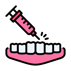 Tooth Anesthesia, Tooth, Anesthesia, Syringe, Mouth, Gum icon