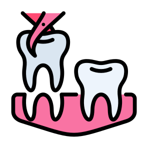 Tooth Extraction,  Tooth, Extraction, Dental, Dental Care, Remove icon