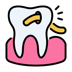 Tooth Worm, Bacteria Tooth, Worm, Tooth, Bacteria, Decay  icon