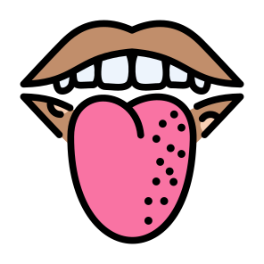 Ulcer, Tongue, Lips, Teeth, Mouth, Open Mouth  icon