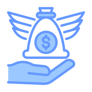 Angel Investor, Money, Wings, Investment, Investor icon