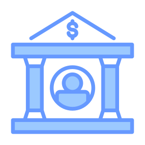 Bank Account, Money, User, Saving, Bank icon