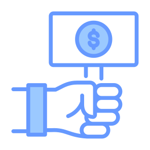 Bid, Sign, Dollar, Auction, Bidding  icon