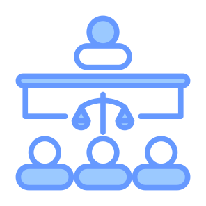 Courtroom, Justice, Court, Judge, Legitimacy   icon