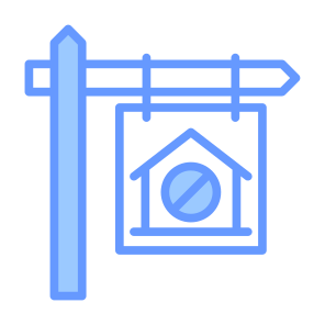 Foreclosure, Eviction, Signboard, Real Estate, House icon