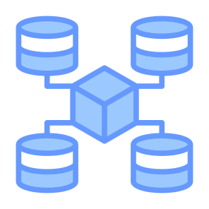 Big Data, Data, Server, Database, Storage, Network icon