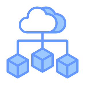 Cloud Structure, Cloud, Connection, Structure, Network, Database icon