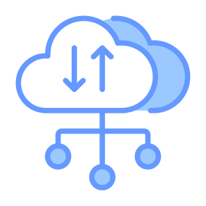 Cloud Transfer, Cloud, Data, Transfer, Network, Cloud Computing  icon