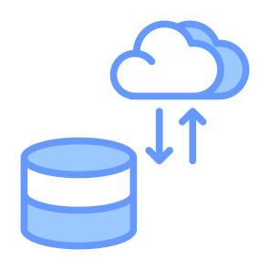 Cloud Transfer, Cloud, Transfer, Data Transfer, Server, Storage icon