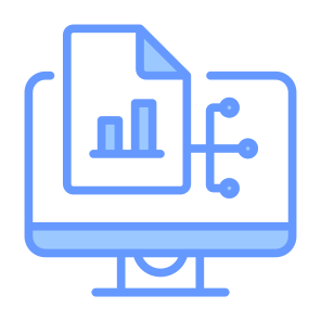 Data Analytics, Data, Analytics, Report, Statistics, Monitor icon