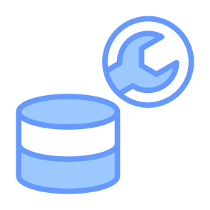 Database Management, Setting, Database, Maintenance, Server, Configuration  icon