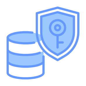 Security Server, Database, Security, Server, Protection, Lock  icon