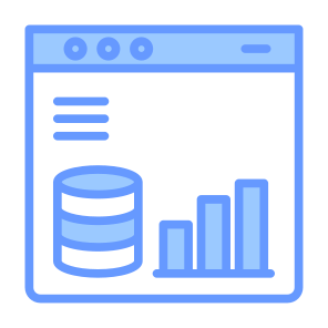 Statistics Server, Statistics, Server, Data Storage, Report, Analysis icon