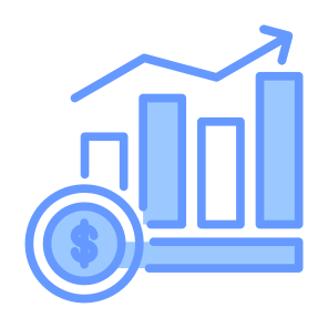 Business Growth, Process, Investment, Profit, Statistics icon