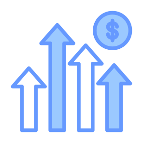 Competition, Growth, Profit, Success, Up Arrows icon