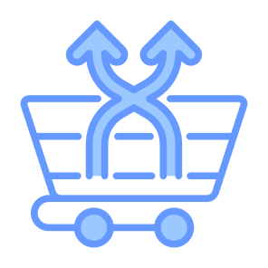 Cross Selling, Cross, Purchase, Sell, Shopping Cart icon