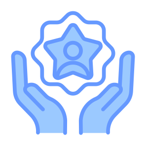 Customer Loyalty, Stars, Client, Rating, Reward Points icon