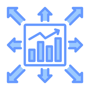 Expansion, Connection, Networking, Channel, Investment icon