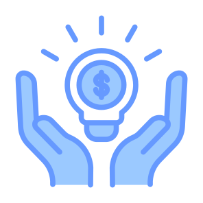 Intellectual Property, Light Bulb, Dollar, Idea, Innovation icon