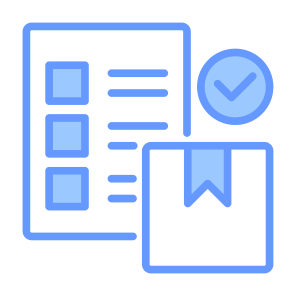 Inventory, Stock, Planning,  Checklist, Box icon