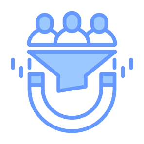 Lead Generation,  Magnetic, Magnet,  Interest, Resources icon