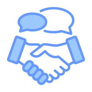 Negotiation, Meeting, Deal, Agreement,  Handshake icon