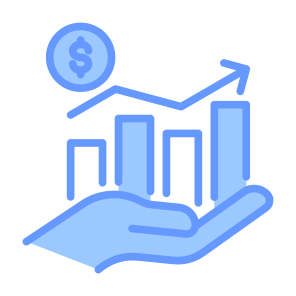 Profit Growth, Money, Economy,  Investment, Growth icon