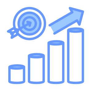 Target, Sales, Goal, Investment, Growth icon