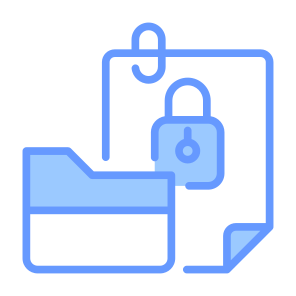 Data Security, Confidential Folder, Protection, Document, File, Security icon