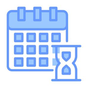 Deadline, Schedule, Calendar, Time, Hourglass, Date icon