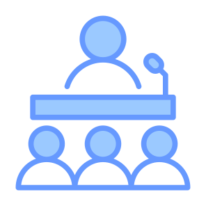 Public Speaking, Conference, Speaker, Communications, People, Speech icon