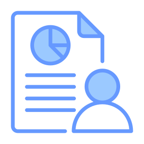User Evaluation, Data, Evaluation, User, Analysis, Report icon