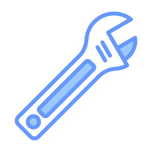 Adjustable Spanner, Wrench, Repair, Maintenance, Tools And Utensils, Spanner icon
