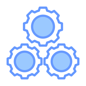 Gears, Cogwheel, Machine, Settings, Process icon