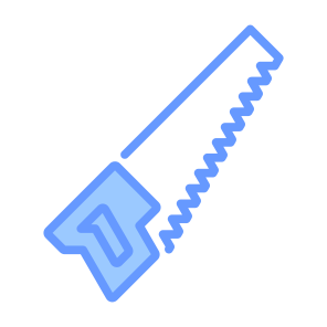 Handsaw, Cutting, Wood, Carpentry, Wood Work icon